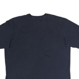 CARHARTT Mens Navy Blue T-Shirt 2XL Short Sleeve Crew Neck Pocket Logo Cotton