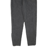 EXPLORER Womens Relaxed Black Denim Jeans Stone Wash W26 L29 Button Detail