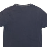TOMMY HILFIGER Mens Blue Graphic T-Shirt L Short Sleeve Crew Neck Logo Print