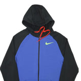 NIKE Mens Blue & Black Hoodie S S Full Zip Lightweight Sportswear