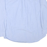 TOMMY HILFIGER Mens Blue Button-Down Shirt XL Cotton Blend Classic Fit Formal