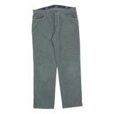 DOLCE & GABBANA Mens Cotton Blend Grey Regular Fit Straight Leg Trousers W36 L30