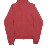 CARHARTT Womens Red Zip Hooded Hoodie XS Embroidered Logo Casual Sweatshirt