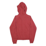 CARHARTT Womens Red Zip Hooded Hoodie XS Embroidered Logo Casual Sweatshirt
