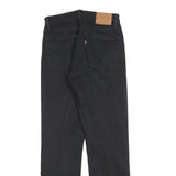 LEVI'S 501 Big E Womens Jeans Black Regular Straight Denim W24 L28 Classic