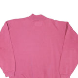 SWITCHER Womens Pink 1/4 Zip Sweatshirt M Cotton Blend Casual Pullover