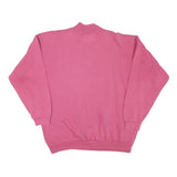 SWITCHER Womens Pink 1/4 Zip Sweatshirt M Cotton Blend Casual Pullover