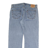 LEVI'S 505 Mens Jeans Blue Regular Straight Denim W36 L30 Classic Zip Fly