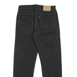 LEVI'S 615 02 Mens Jeans Black Regular Straight Denim Medium W34 L32 Classic