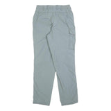 SUNWAY Womens Regular Grey Trousers W26 L30 Zip Closure Pocket Detail