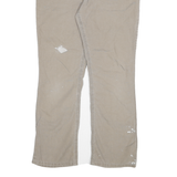 CARHARTT Womens Cotton Blend Beige Regular Fit Straight Leg Trousers W32 L28