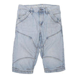 MUSTANG Mens Denim Blue Casual Shorts M W32 Cotton Blend Comfortable Fit