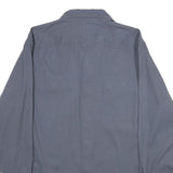 WRANGLER Mens Blue Long Sleeve Shirt L Cotton Blend Button Front Casual Workwear