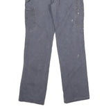 CARHARTT Womens Cotton Blend Blue Loose Straight Leg Trousers W30 L32 Workwear