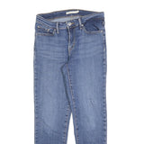 LEVI'S 712 Womens Jeans Blue Slim Skinny Denim Light W29 L26 Zip Cotton Blend