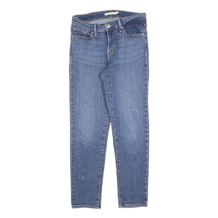 LEVI'S 712 Womens Jeans Blue Slim Skinny Denim Light W29 L26 Zip Cotton Blend