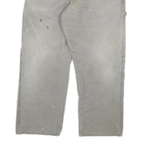 DICKIES Mens Grey Regular Fit Straight Denim Jeans W38 L27 Workwear Zip Closure