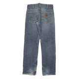CARHARTT Mens Jeans Blue Cotton Blend Regular Straight W29 L32 Workwear Durable