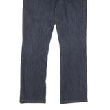 DKNY Womens Regular Fit Blue Denim Straight Leg Jeans Cotton Blend W32 L30