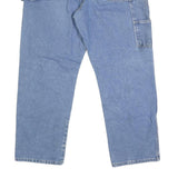 DICKIES Mens Blue Regular Fit Straight Denim Jeans W37 L30 Workwear Zip Closure