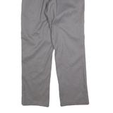 DICKIES Mens Cotton Blend Grey Regular Straight Trousers W36 L34 Comfortable