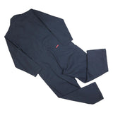 DICKIES Mens Navy Blue Cotton Blend Classic Dungarees L W40 L30 Workwear