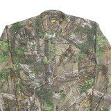 CABELA'S Mens Green Brown Camouflage Shirt M Realtree Xtra Outdoor Hunting