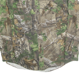 CABELA'S Mens Green Brown Camouflage Shirt M Realtree Xtra Outdoor Hunting