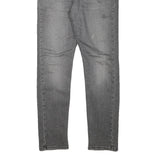 LEVI'S Mens Slim Grey Denim Slim Jeans W30 L29 Stylish Cotton Blend