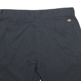DICKIES Mens Cargo Black Shorts XL W40 Workwear Polyester Blend
