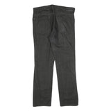 CALVIN KLEIN JEANS Mens Regular Fit Black Denim Jeans W38 L32 Classic Style Zip