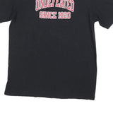 RUSSELL ATHLETIC Mens Black Indiana Wesleyan Graphic T-Shirt M Crew Neck Short