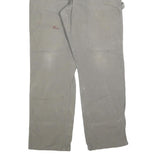 CARHARTT Mens Regular Fit Cotton Blend Grey Workwear Trousers W32 L32 Durable