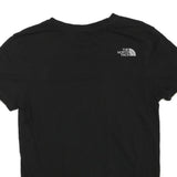 THE NORTH FACE Mens Black V Neck Short Sleeve T-Shirt S Cotton Blend Casual