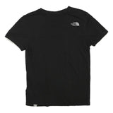 THE NORTH FACE Mens Black V Neck Short Sleeve T-Shirt S Cotton Blend Casual