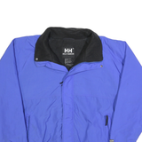 HELLY HANSEN Mens Blue Jacket L Polyester Zip Casual Outdoor Sport