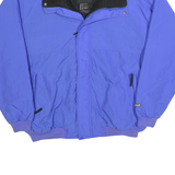 HELLY HANSEN Mens Blue Jacket L Polyester Zip Casual Outdoor Sport