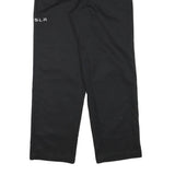 RED KAP Mens Black Cotton Blend Regular Straight Trousers W28 L30 Classic