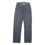 LEVI'S 501 Mens Jeans Blue Regular Straight Denim Medium W24 L28 Classic Button