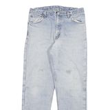 CARHARTT Mens Jeans Blue Regular Straight Denim Light W31 L32 Workwear Zip