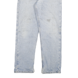 CARHARTT Mens Jeans Blue Regular Straight Denim Light W31 L32 Workwear Zip