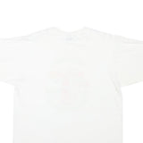 THE BEST Mens White World Lst Margarita Graphic T-Shirt L Short Sleeve Crew Neck