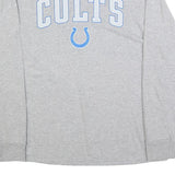 MAJESTIC Mens Grey Indianapolis Colts Long Sleeve Crew Neck T-Shirt M Cotton