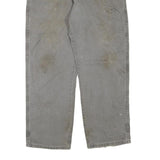 DICKIES Mens Grey Regular Straight Denim Cotton Blend Light W40 L30 Workwear