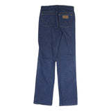 WRANGLER Mens Jeans Blue Regular Straight Denim Medium W30 L32 Classic Fit Zip