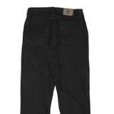 WRANGLER Mens Black Regular Fit Straight Leg Denim Jeans W31 L30 Comfortable