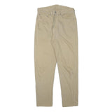 LEVI'S Mens Jeans Beige Relaxed Straight Denim W30 L29 Classic Cotton Blend Zip