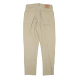 LEVI'S Mens Jeans Beige Relaxed Straight Denim W30 L29 Classic Cotton Blend Zip