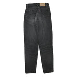 LEVI'S Womens Regular Fit Black Jeans Denim W30 L33 Classic Style Zip Closure