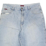 BR DENIM Mens Shorts Blue Casual Denim L W36 Workwear Functional Pockets